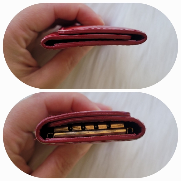 🔑 Louis Vuitton Vernis Red 4 Key Holder - Picture 6 of 16